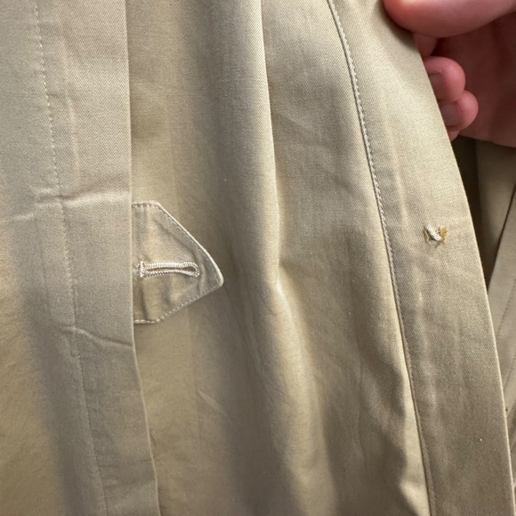 Men's BURBERRY Trench Coat with wool lining- Size 54 -Beige - Picture 8 of 16
